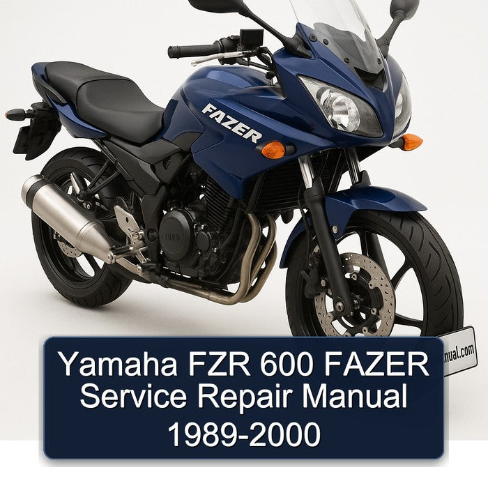1989-2000 Yamaha Fazer FZR 600 Service Repair Workshop Manual PDF