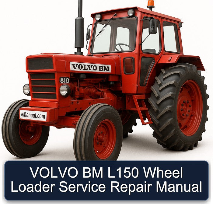 Volvo BM L150 Wheel Loader Service Repair Workshop Manual PDF