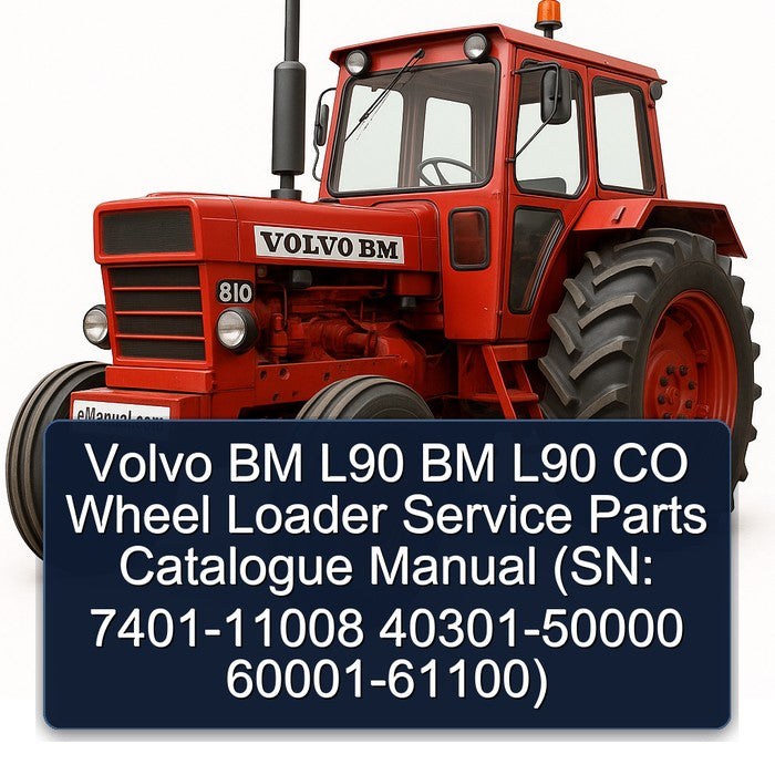 Chevrolet Parts Catalogue Volvo BM L90 CO Wheel Loader (sn: 7401-11008 40301-50000 60001-61100) Catalog PDF