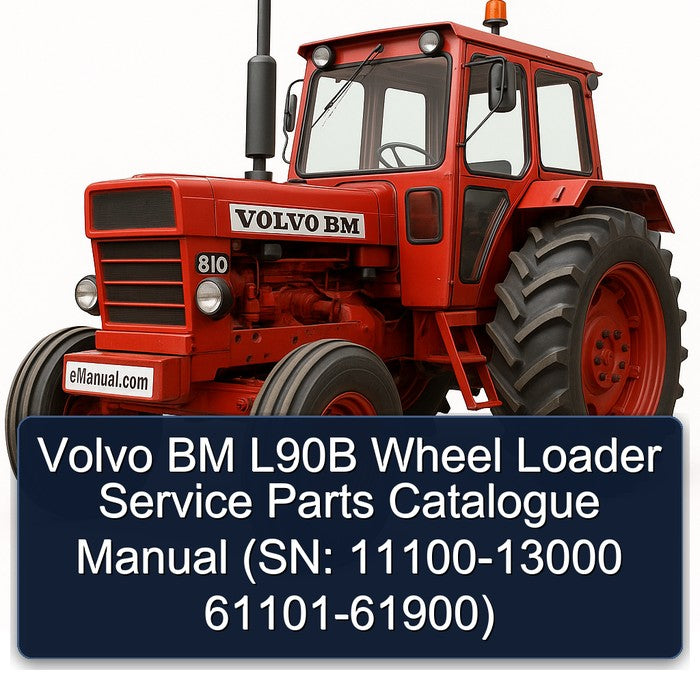 Chevrolet Parts Catalogue Volvo BM L90B Wheel Loader (sn: 11100-13000 61101-61900) Catalog PDF