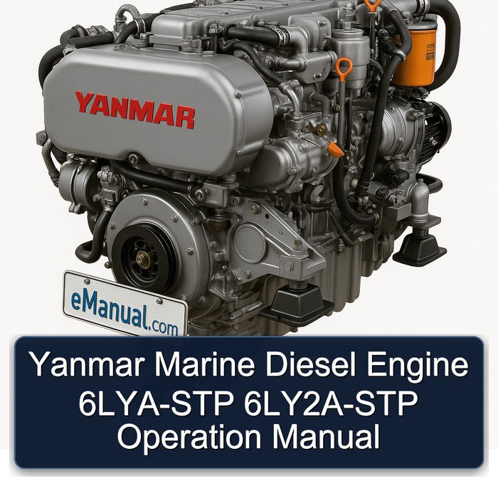 Yanmar Marine Diesel Engine 6LYA-STP 6LY2A-STP Operation Service Repair Workshop Manual PDF