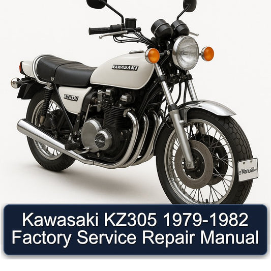 1979-1982 Kawasaki KZ Series KZ305 Service Repair Workshop Manual
