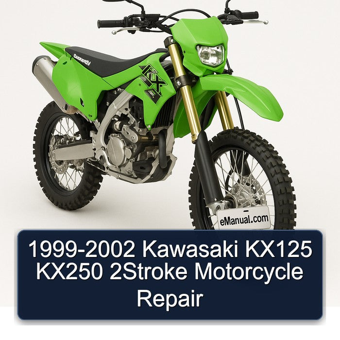 1999-2002 Kawasaki KX Series KX125 KX250 2STROKE Motorcycle Service Repair Workshop Manual PDF