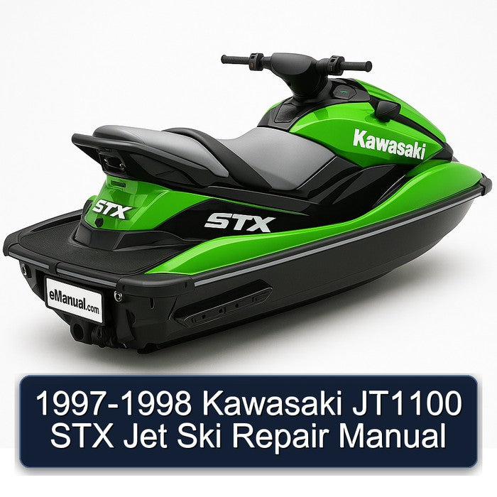 1997-1998 Kawasaki JT1100 STX Jet Ski Service Repair Workshop Manual PDF