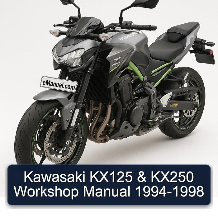 1994-1998 Kawasaki KX Series KX125 KX250 Service Repair Workshop Manual PDF