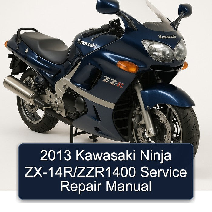 2013 Kawasaki Ninja Zx-14r/zzr1400 Service Repair Workshop Manual PDF