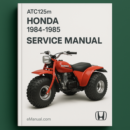ATC125m Service Manual Repair 1984-1985 ATC 125m
