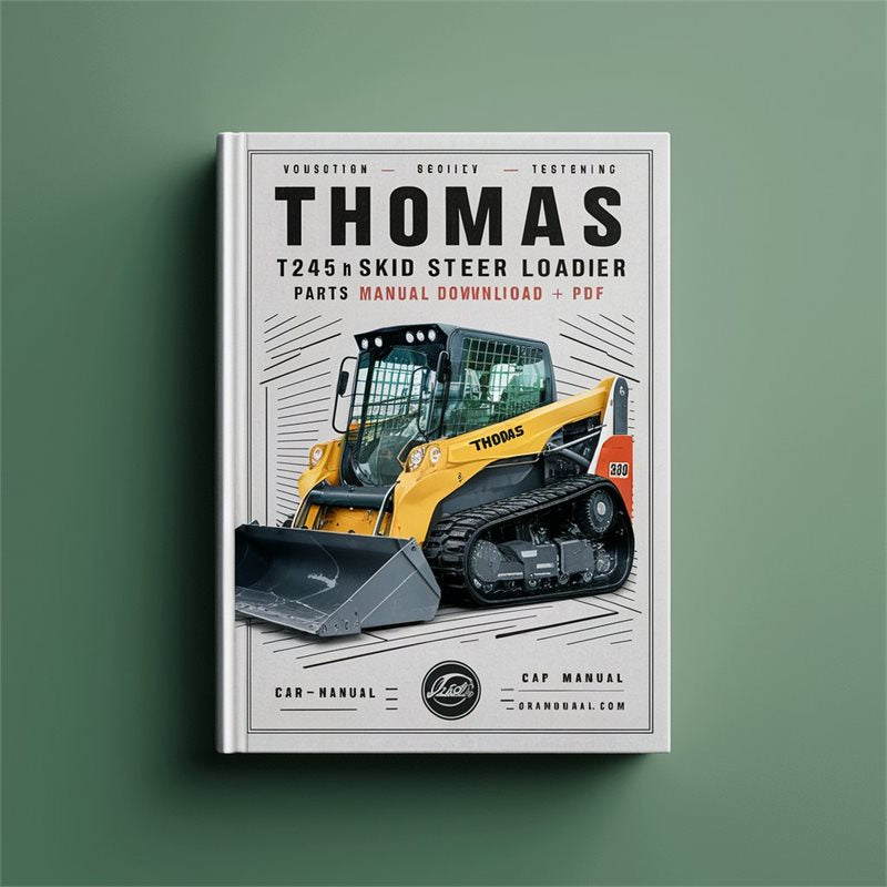 Thomas T245 HDK Skid Steer Loader Parts (s/n Lm001300-lm001600) Catalog PDF