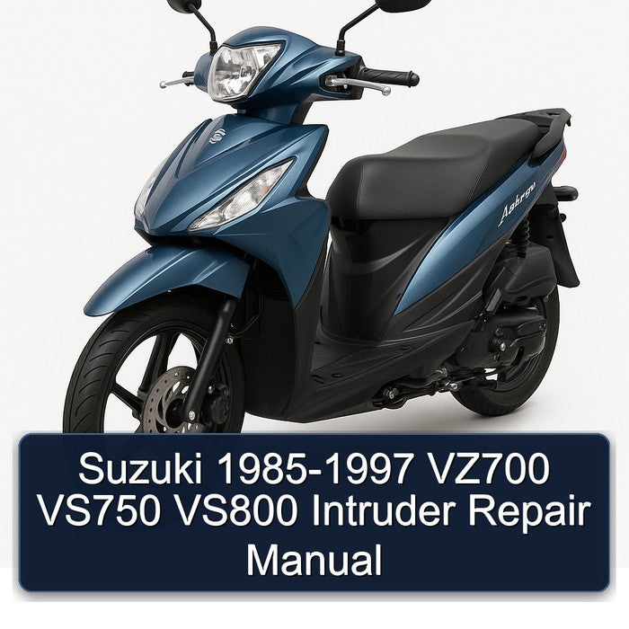 1985-1997 Suzuki Intruder VZ700 VS750 VS800 Service Repair Workshop Manual PDF