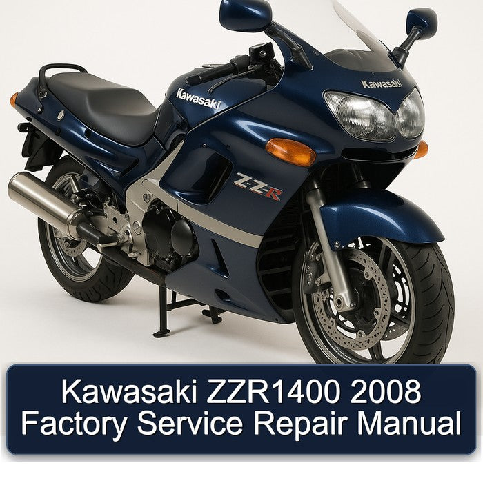 2008 Kawasaki ZZ R Series ZZR1400 Service Repair Workshop Manual PDF