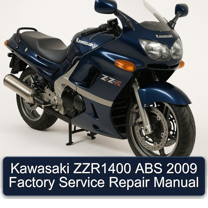 2009 Kawasaki ZZ R Series ZZR1400 ABS Service Repair Workshop Manual PDF