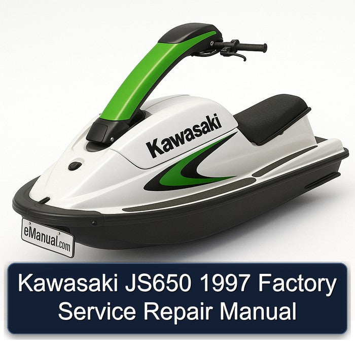 1997 Kawasaki JS650 Service Repair Workshop Manual PDF