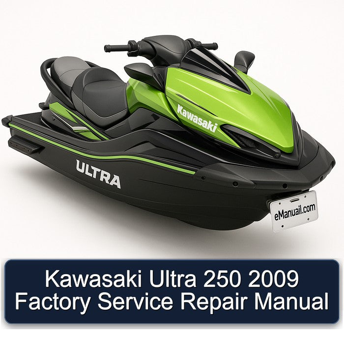 2009 Kawasaki Ultra 250 Service Repair Workshop Manual PDF