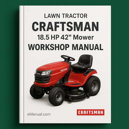 CRAFTSMAN LAWN Tractor 18.5 HE 42 Mower