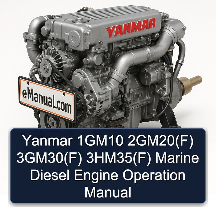 Yanmar 1gm10 2gm20(f) 3gm30(f) 3hm35(f) Marine Diesel Engine Operation Service Repair Workshop Manual PDF