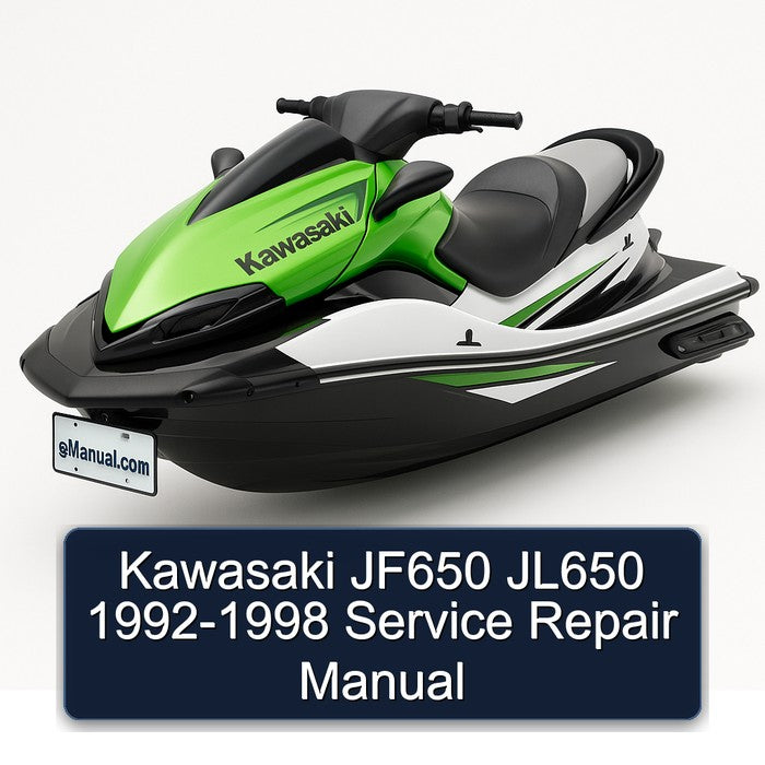 1992-1998 Kawasaki JF650 JL650 Service Repair Workshop Manual PDF