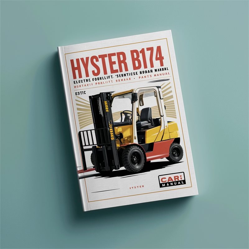 Hyster B174 (r30e R30EA R30EF R30ES R30F R30FA R30ff) Electric Forklift Parts Catalog PDF