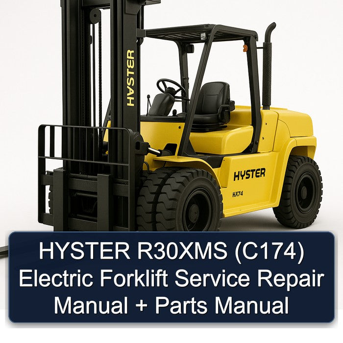 Hyster R30XMS (C174) Electric Forklift Parts Catalog PDF