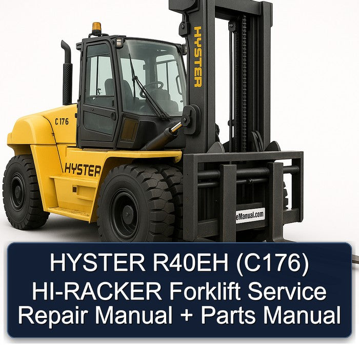 Hyster R40EH (C176) Hi-racker Forklift C176 Parts Catalog PDF