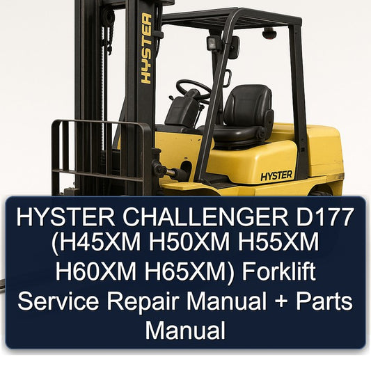 Hyster Challenger D177 (h45xm H50XM H55XM H60XM H65xm) Forklift Parts Catalog