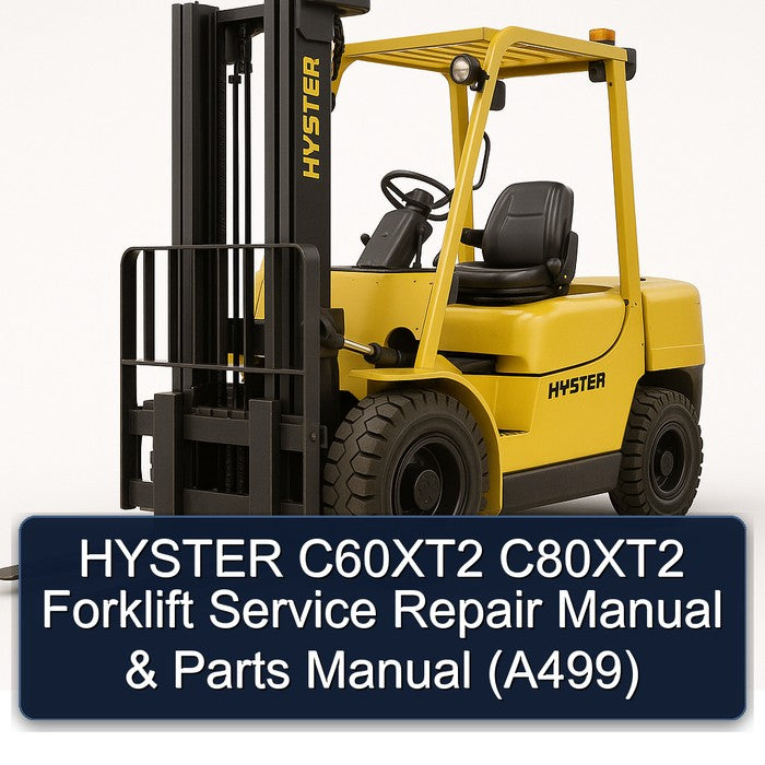 Hyster C60xt2 C80xt2 Forklift Parts (A499) Catalog PDF