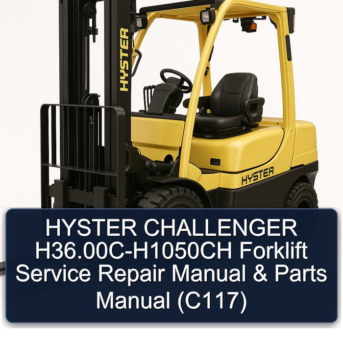 Hyster Challenger H36.00c-h1050ch Forklift Parts (C117) Catalog PDF