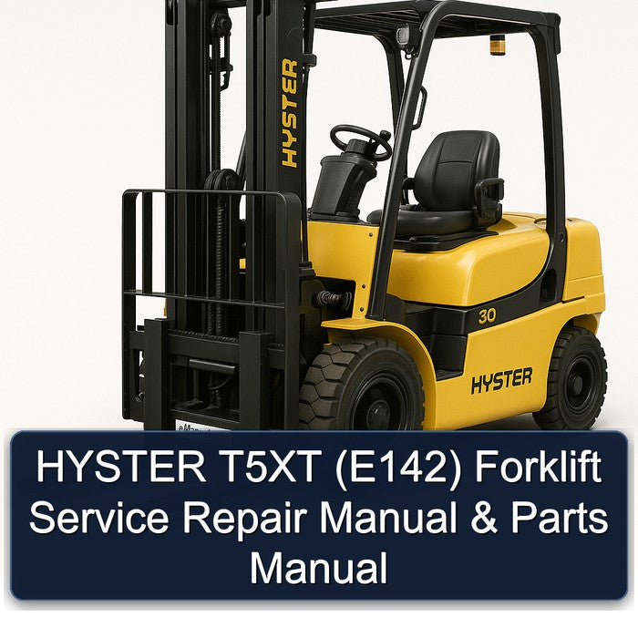 Hyster T5XT (E142) Forklift Parts Catalog PDF