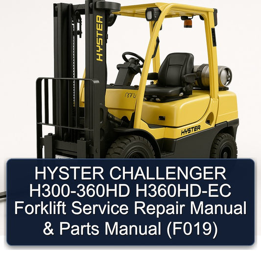 Hyster Challenger H300-360HD H360hd-ec Forklift Parts (F019) Catalog
