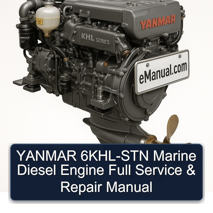 Yanmar 6KHL-STN Marine Diesel Engine Service Repair Workshop Manual PDF