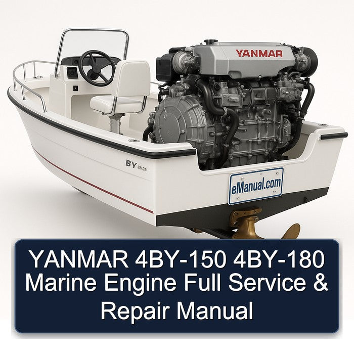 Yanmar 4BY-150 4BY-180 Marine Engine Service Repair Workshop Manual PDF