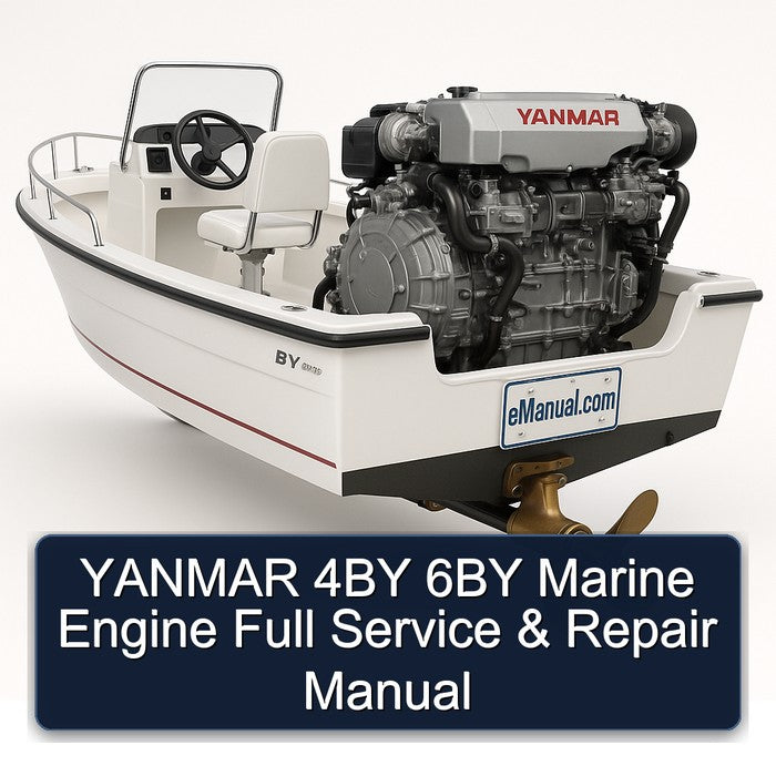 Yanmar 4BY 6BY Marine Engine Service Repair Workshop Manual PDF