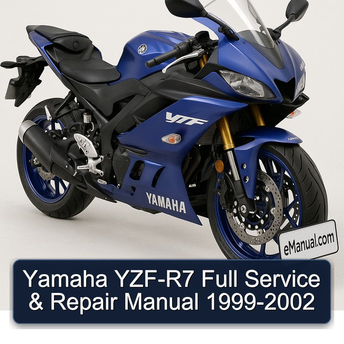 1999-2002 Yamaha YZF Models YZF-R7 Service Repair Workshop Manual PDF