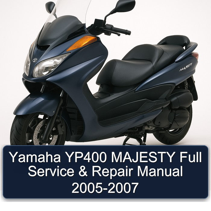 2005-2007 Yamaha Majesty YP400 Service Repair Workshop Manual PDF