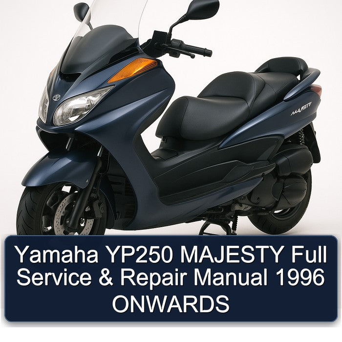 1996 Yamaha Majesty YP250 Onwards Service Repair Workshop Manual PDF