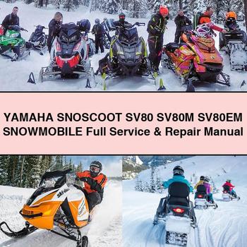 Yamaha Snoscoot SV80 SV80M SV80EM Snowmobile Service Repair Workshop Manual PDF