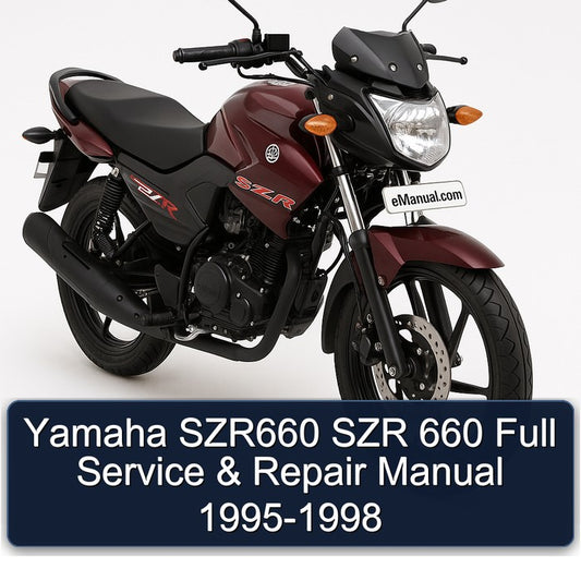 1995-1998 Yamaha SZR Models SZR660 660 Service Repair Workshop Manual