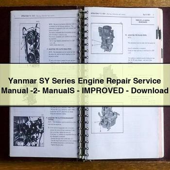Yanmar SY Series Engine -2- -improved Service Repair Workshop Manual PDF