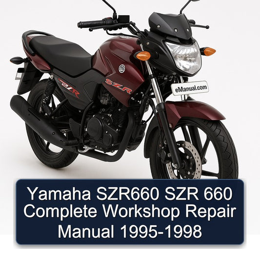 1995-1998 Yamaha SZR Models SZR660 660 Service Repair Workshop Manual