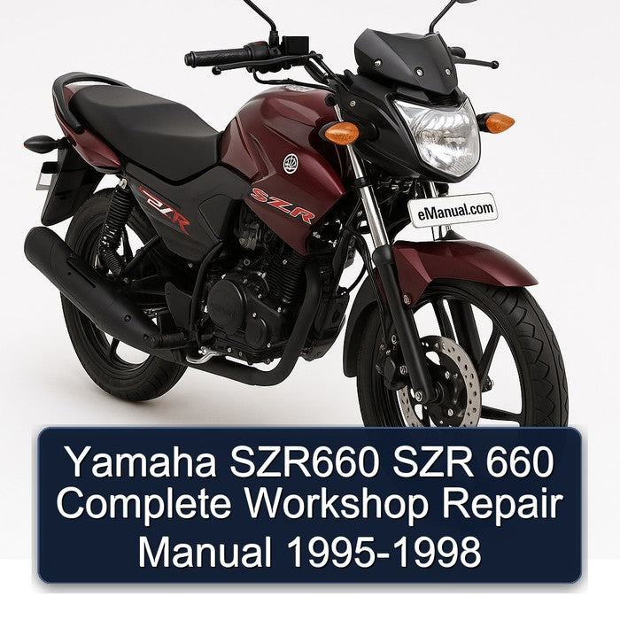 1995-1998 Yamaha SZR Models SZR660 660 Service Repair Workshop Manual PDF