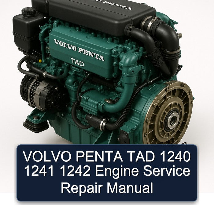 Volvo Penta TAD 1240 1241 1242 Engine Service Repair Workshop Manual PDF