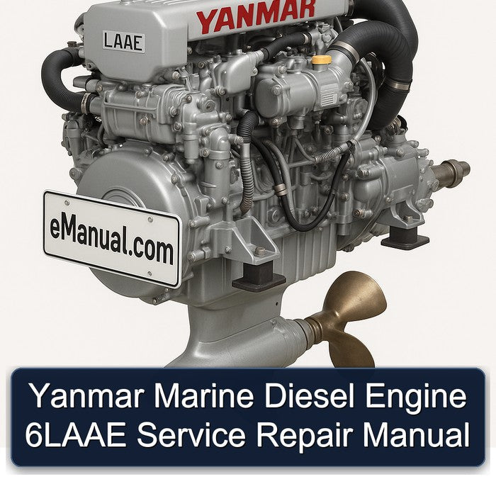 Yanmar Marine Diesel Engine 6LAAE Service Repair Workshop Manual PDF