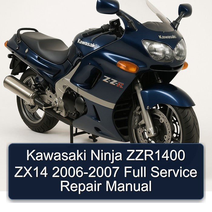 2006-2007 Kawasaki Ninja ZZR1400 ZX14 Service Repair Workshop Manual