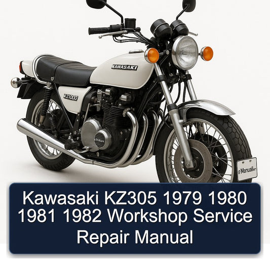 1979-1982 Kawasaki KZ Series KZ305 Service Repair Workshop Manual