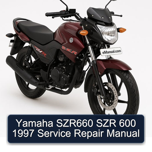 1997 Yamaha SZR Models SZR660 600 Service Repair Workshop Manual