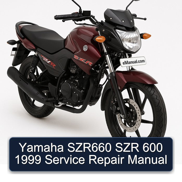1999 Yamaha SZR Models SZR660 600 Service Repair Workshop Manual PDF