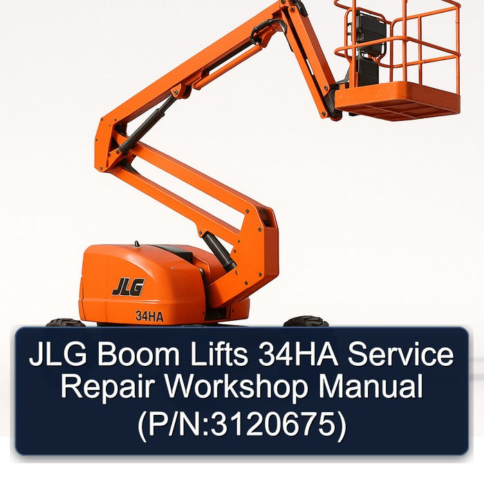 JLG Boom Lifts 34HA (p/n:3120675) Service Repair Workshop Manual PDF