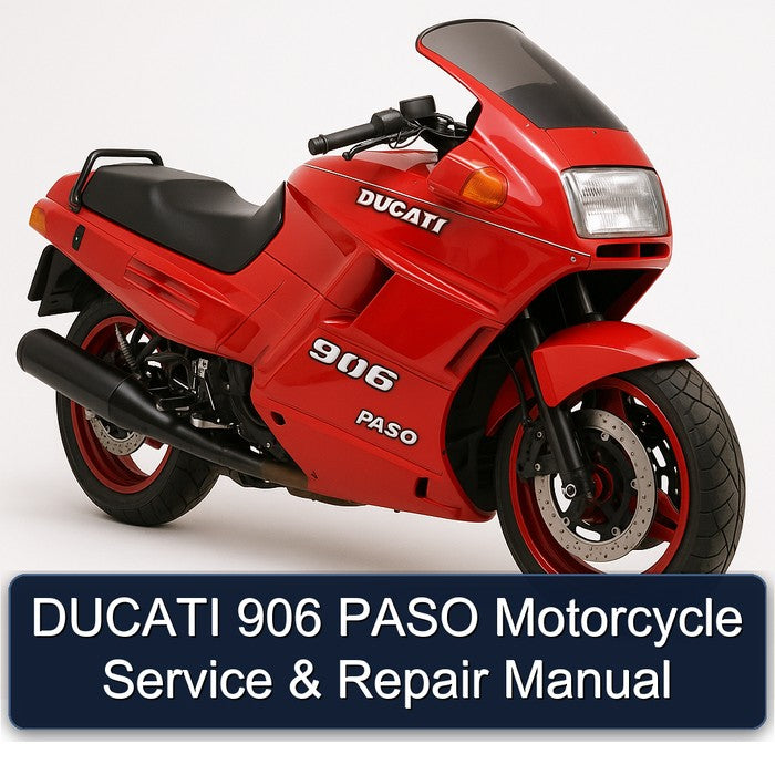 Ducati 906 Paso Motorcycle Service Repair Workshop Manual PDF