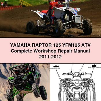 2011-2012 Yamaha Raptor 125 YFM125 ATV Service Repair Workshop Manual PDF