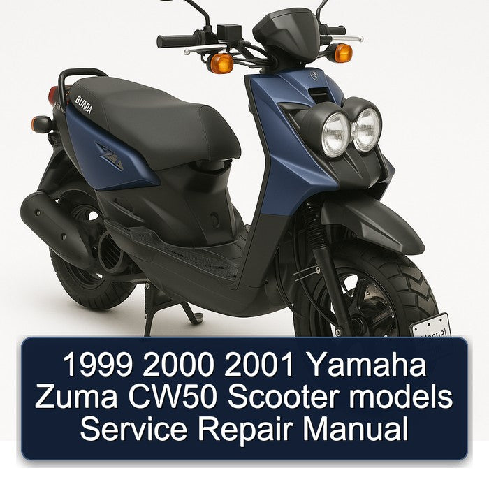 2001 Yamaha Zuma CW50 Scooter Models Service Repair Workshop Manual PDF