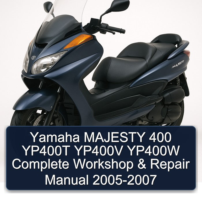 2005-2007 Yamaha Majesty 400 YP400T YP400V YP400W Service Repair Workshop Manual PDF